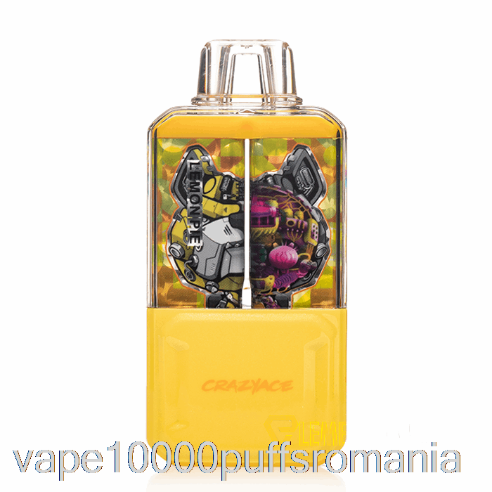 Vape Romania Crazyace B15000 Placinta Cu Lamaie De Unica Folosinta